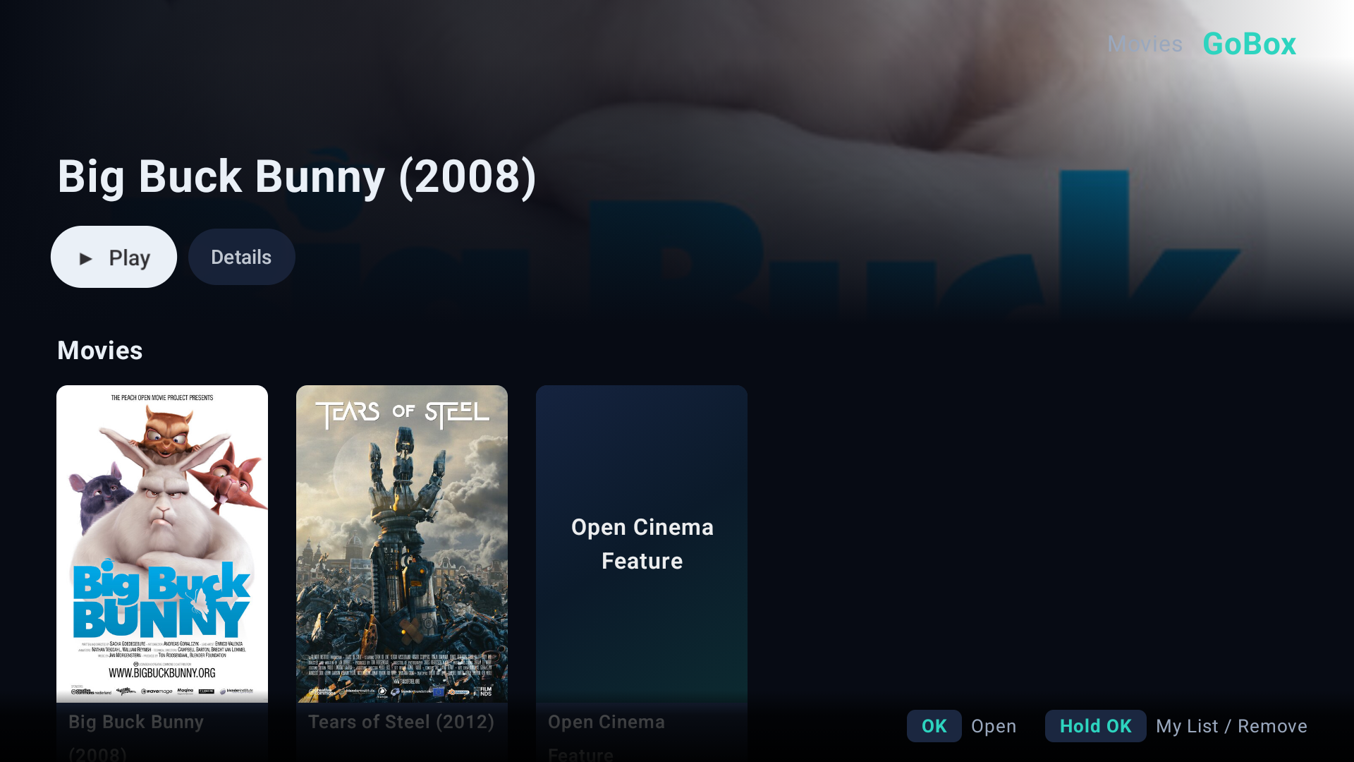 Films, with posters & details