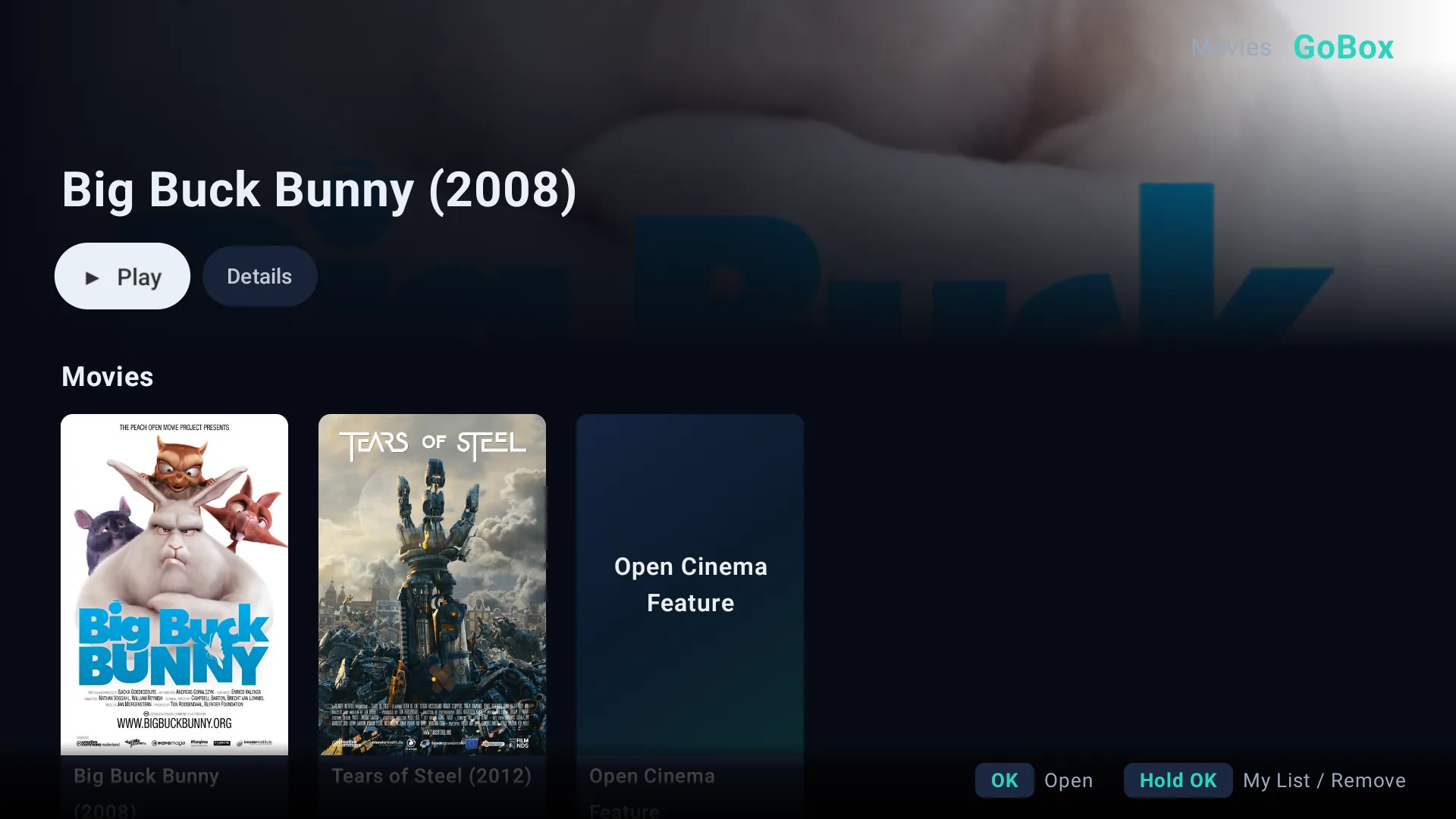 Films, with posters & details